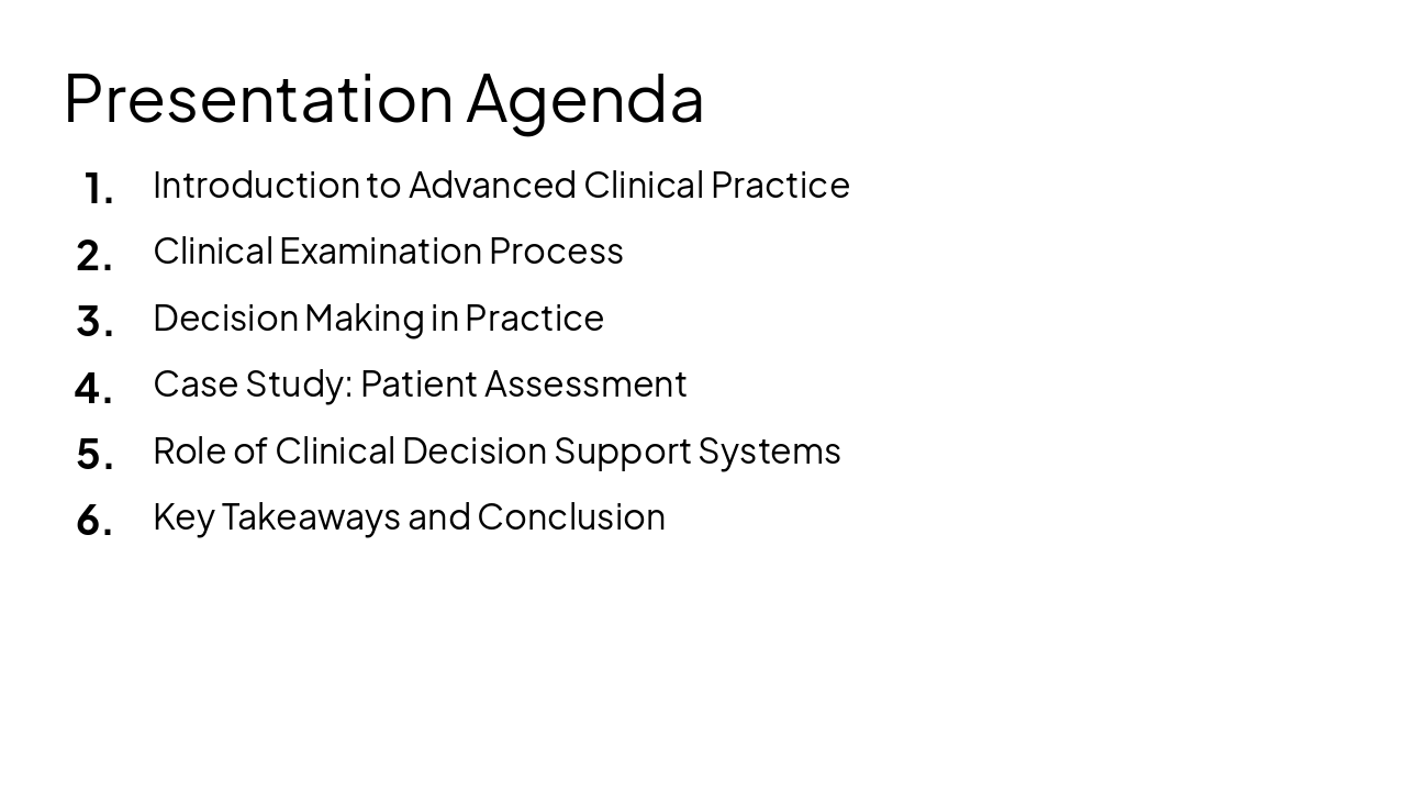 Slide 2 - Presentation Agenda