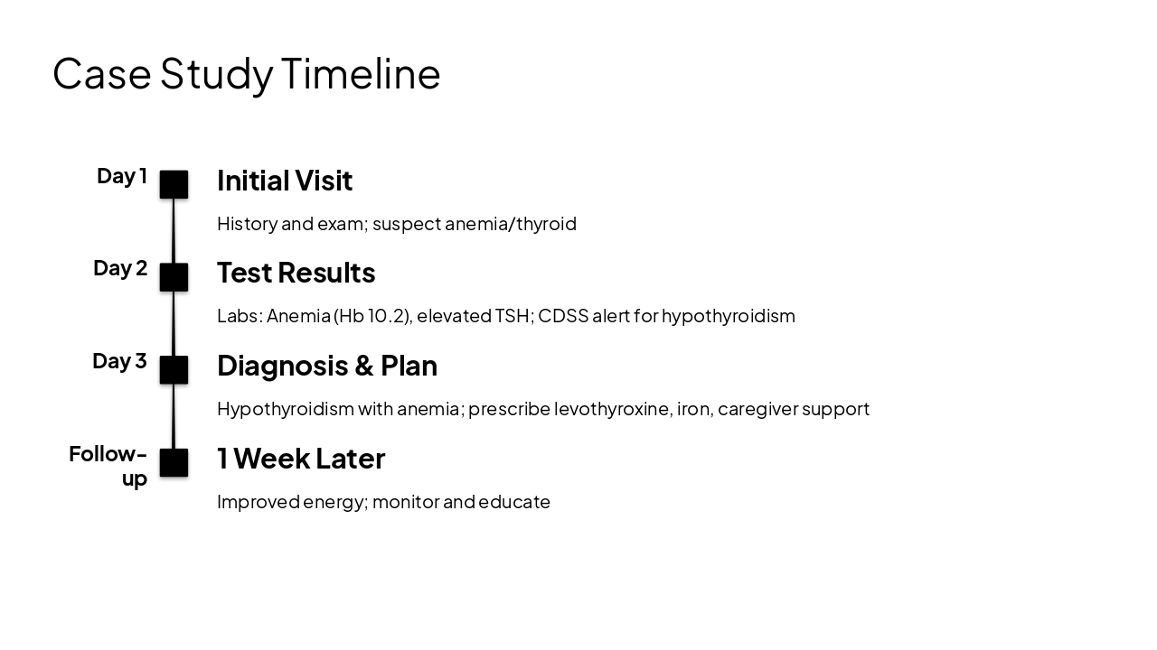 Slide 14 - Case Study Timeline