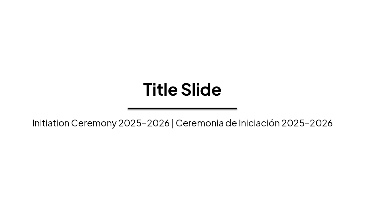 Slide 1 - Title Slide