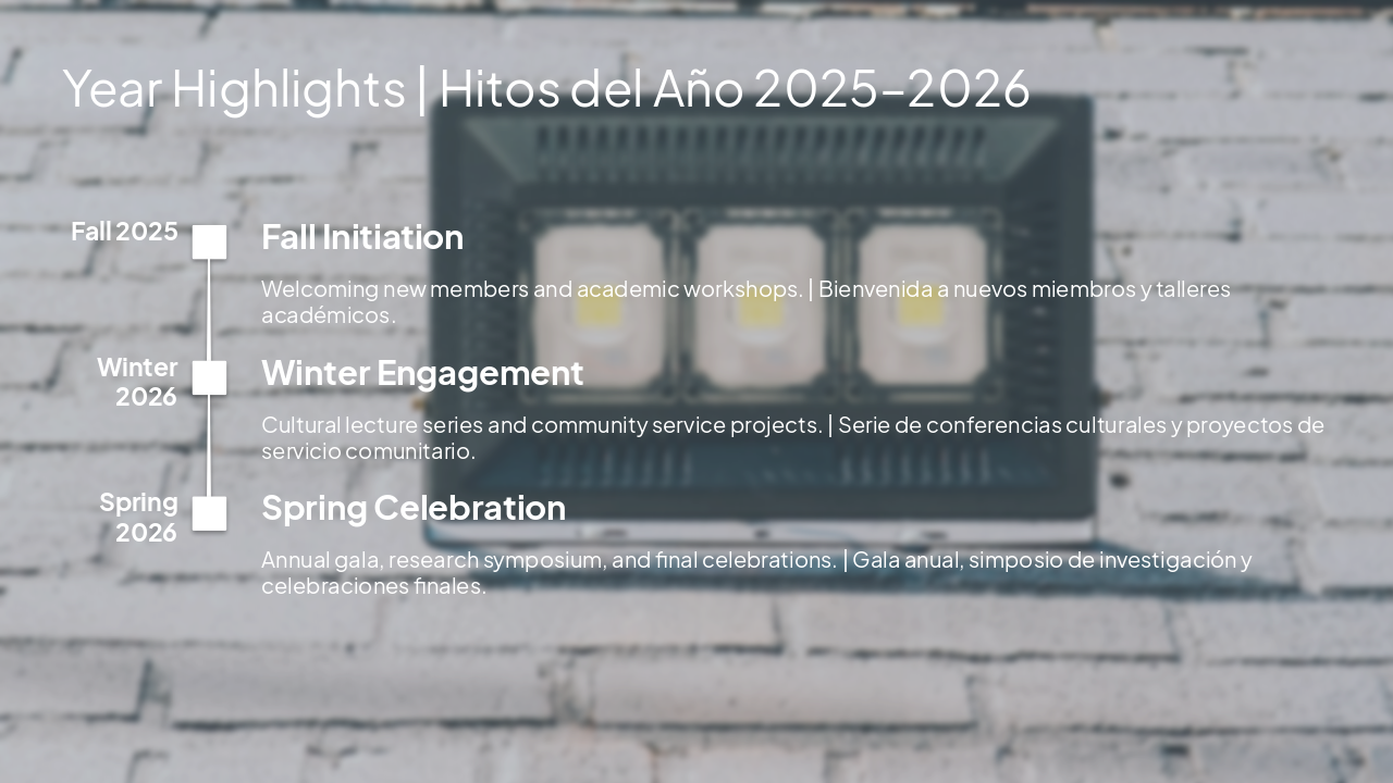 Slide 4 - Year Highlights | Hitos del Año 2025–2026