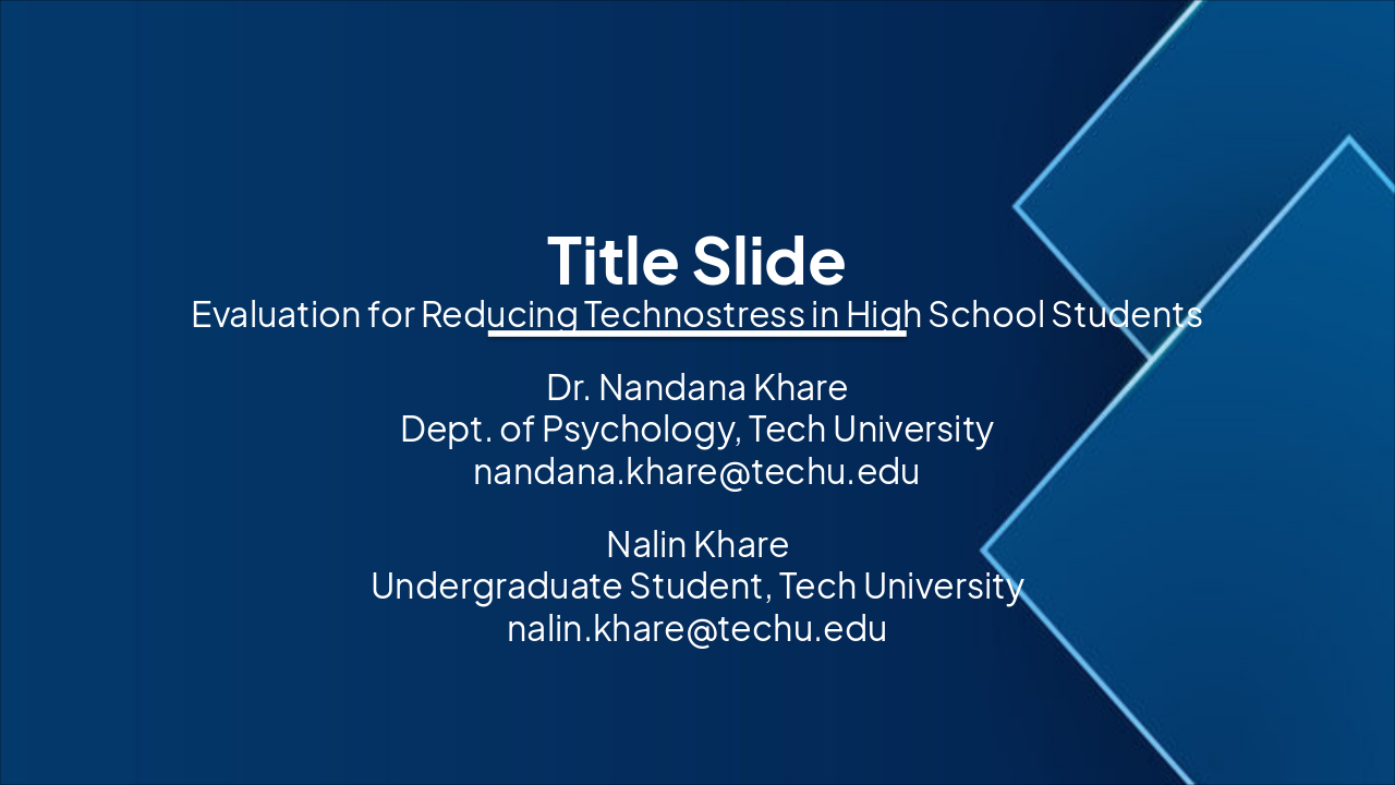 RtD Simulation Cuts Student Technostress 45%