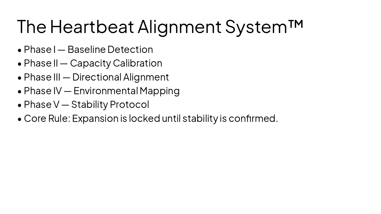 Slide 7 - The Heartbeat Alignment System™
