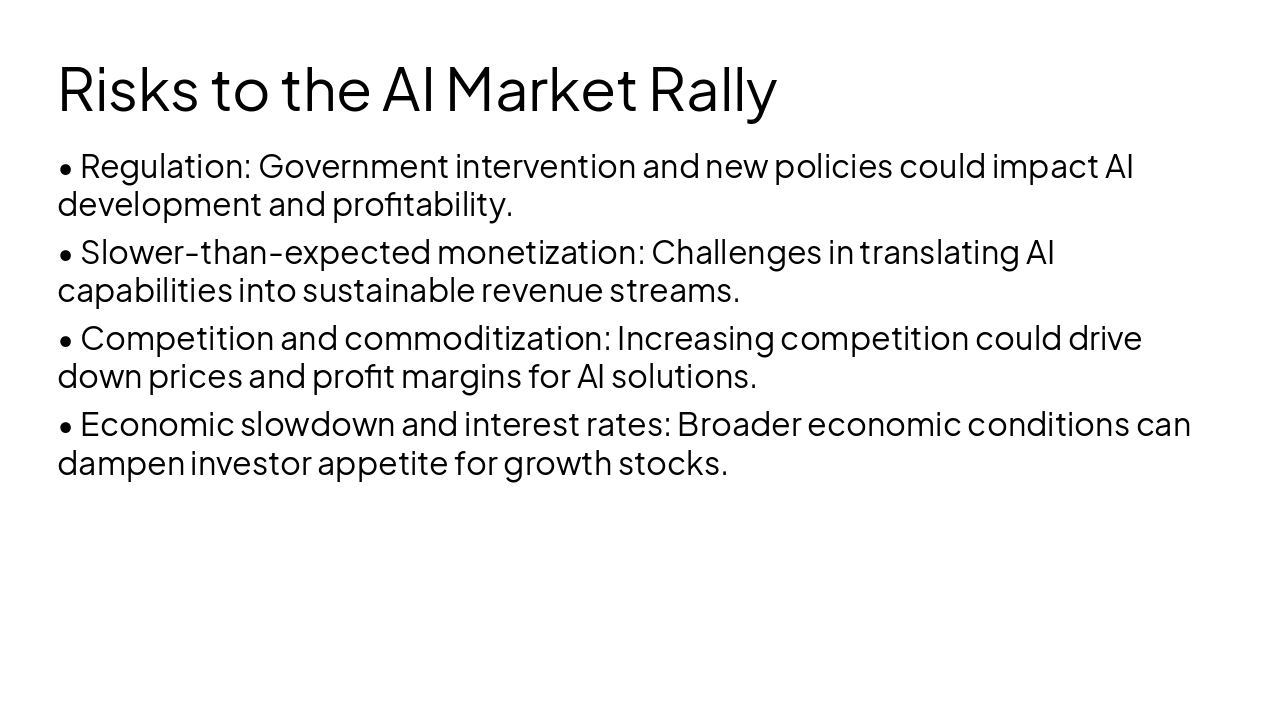 Slide 9 - Risks to the AI Market Rally