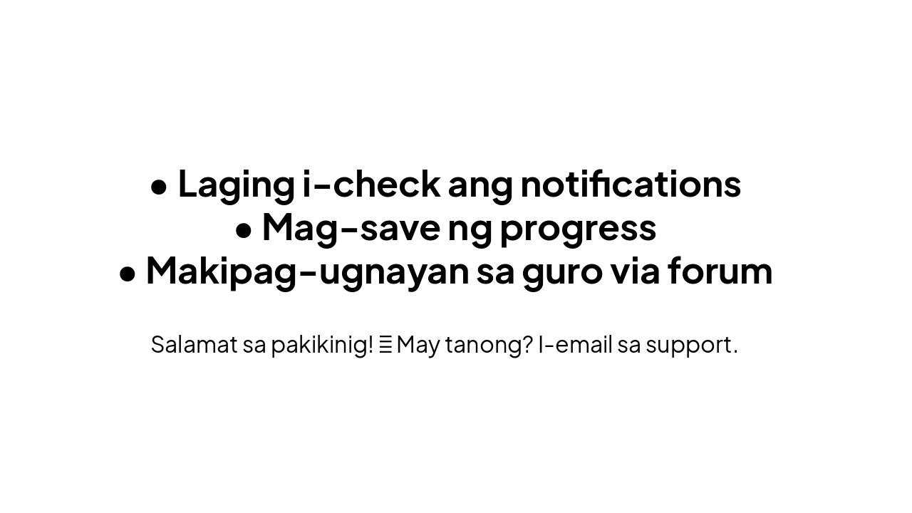 Slide 8 - Konklusyon at Mga Tip