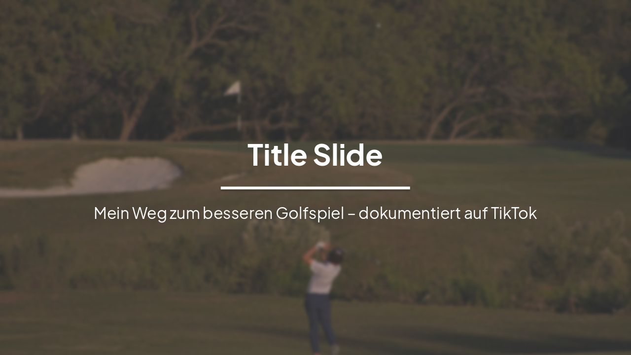 Slide 1 - Title Slide