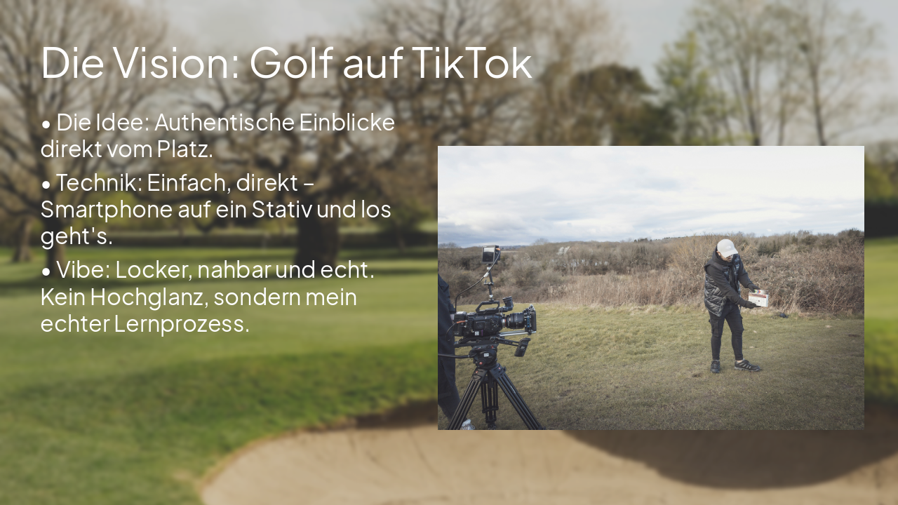 Slide 4 - Die Vision: Golf auf TikTok