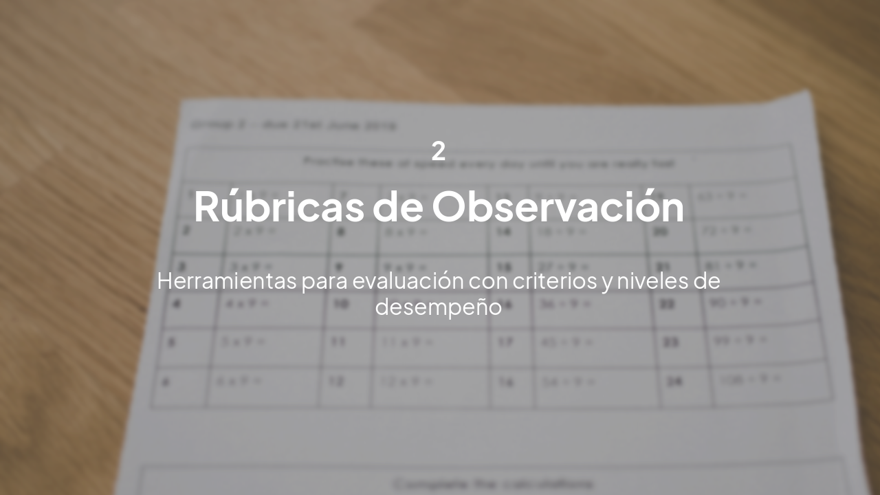 Slide 5 - Rúbricas