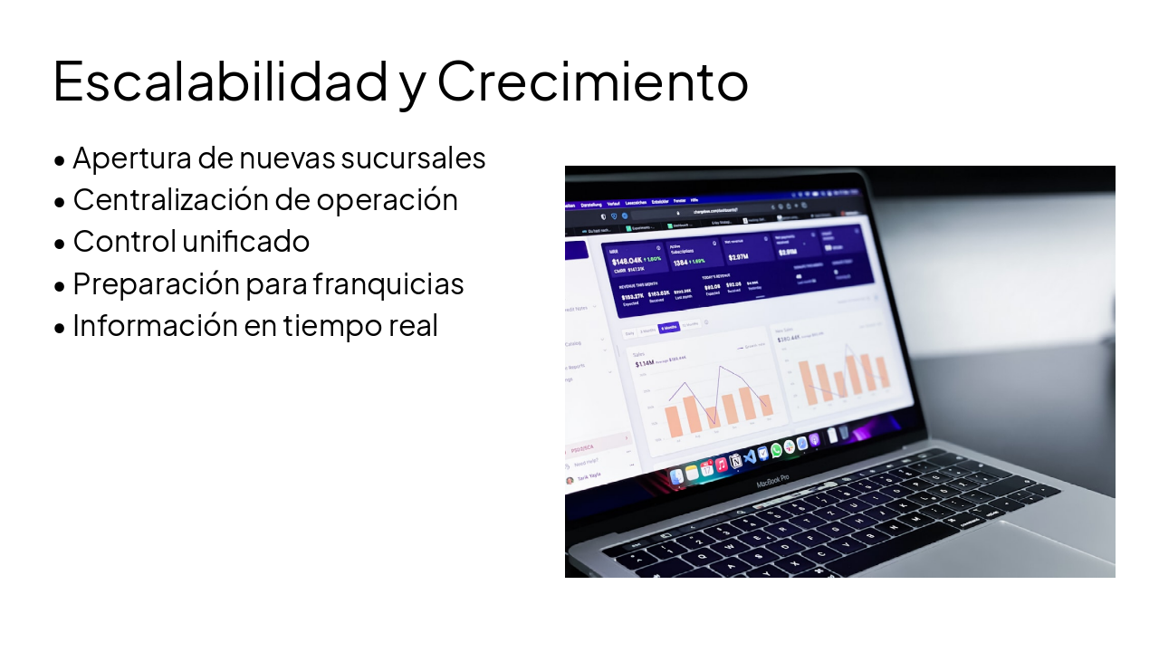 Slide 8 - Escalabilidad y Crecimiento
