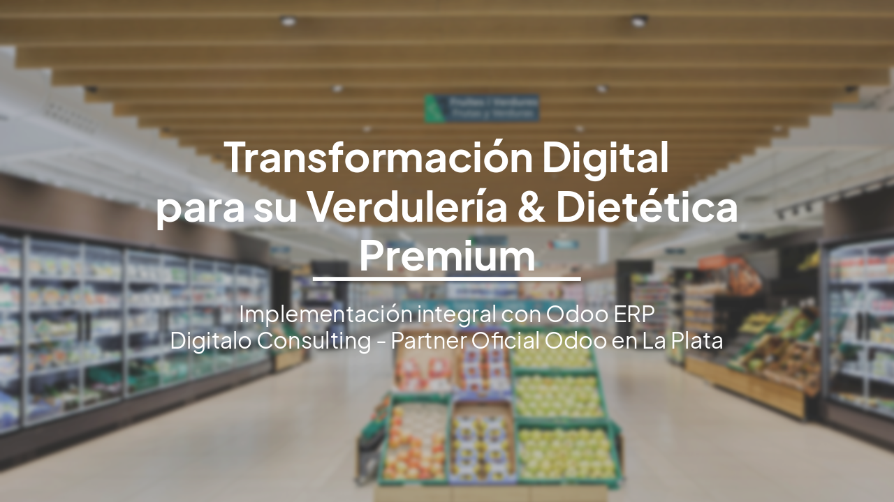 Slide 1 - Transformación Digital
para su Verdulería & Dietética Premium
