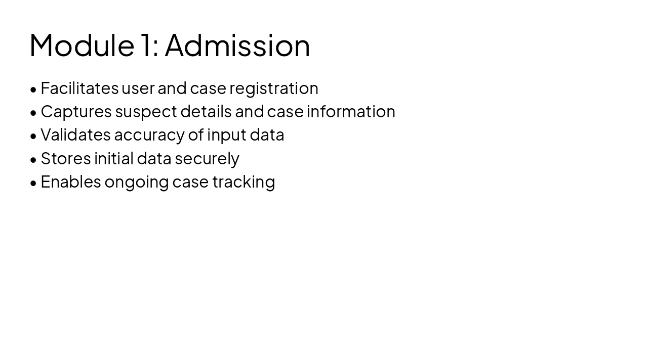 Slide 9 - Module 1: Admission