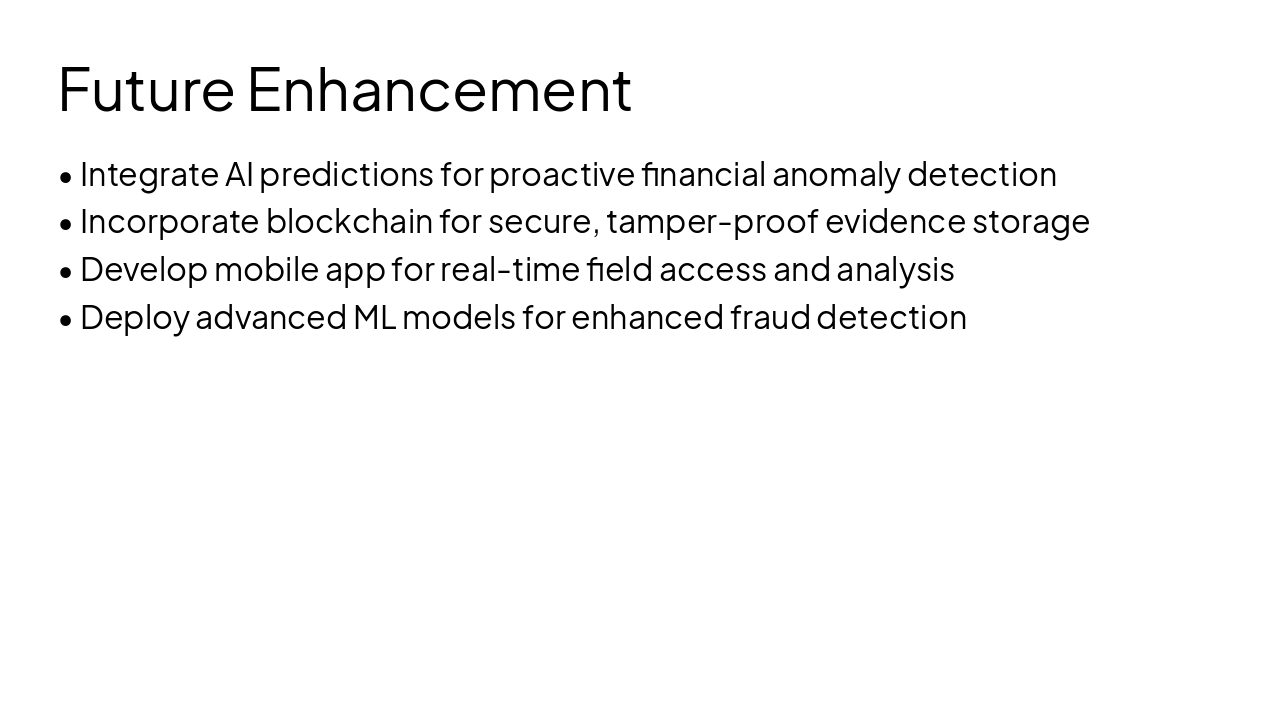 Slide 17 - Future Enhancement