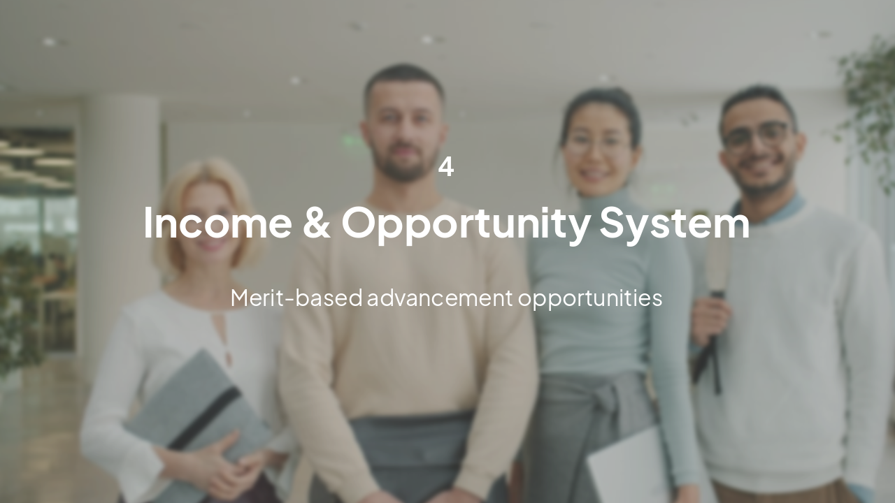 Slide 10 - 4. Income & Opportunity System