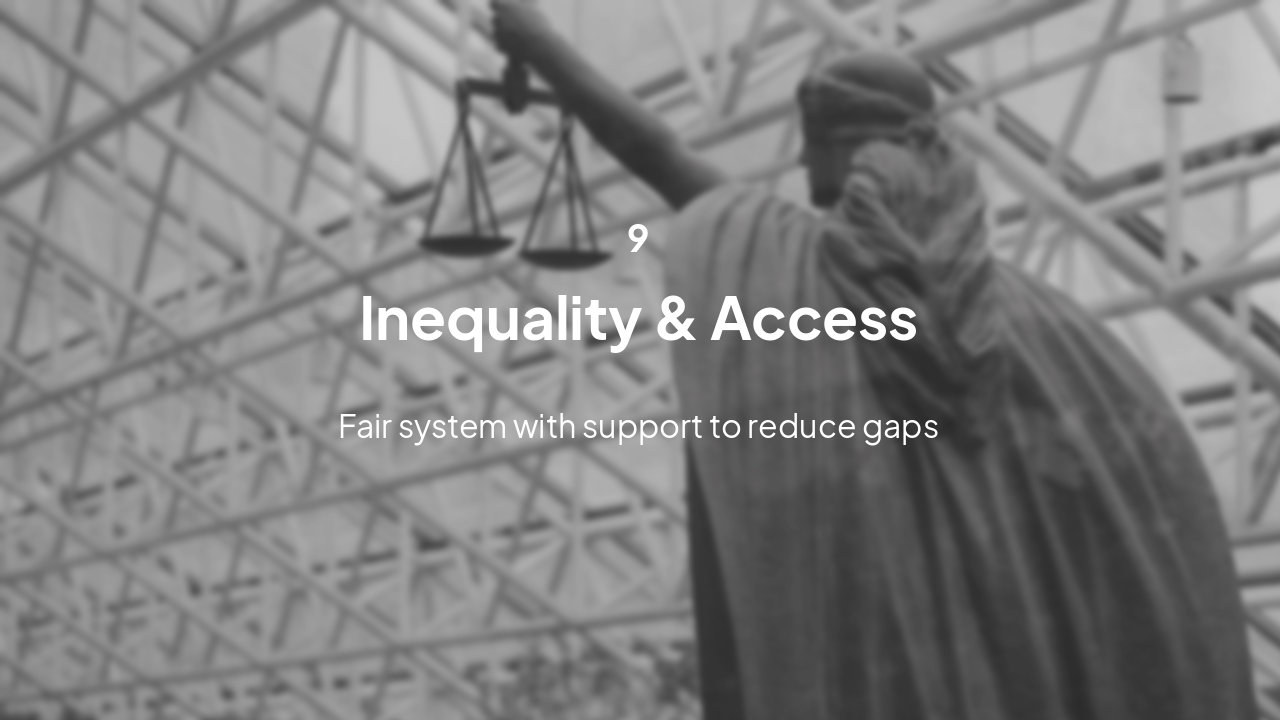 Slide 23 - 9. Inequality & Access