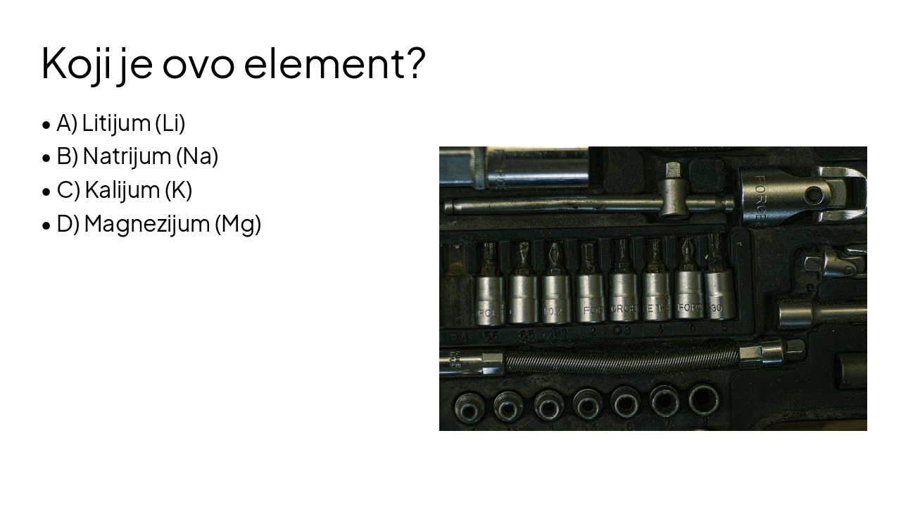 Slide 4 - Koji je ovo element?