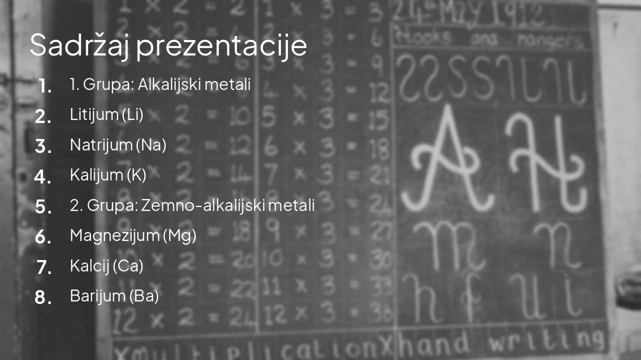 Slide 2 - Sadržaj prezentacije