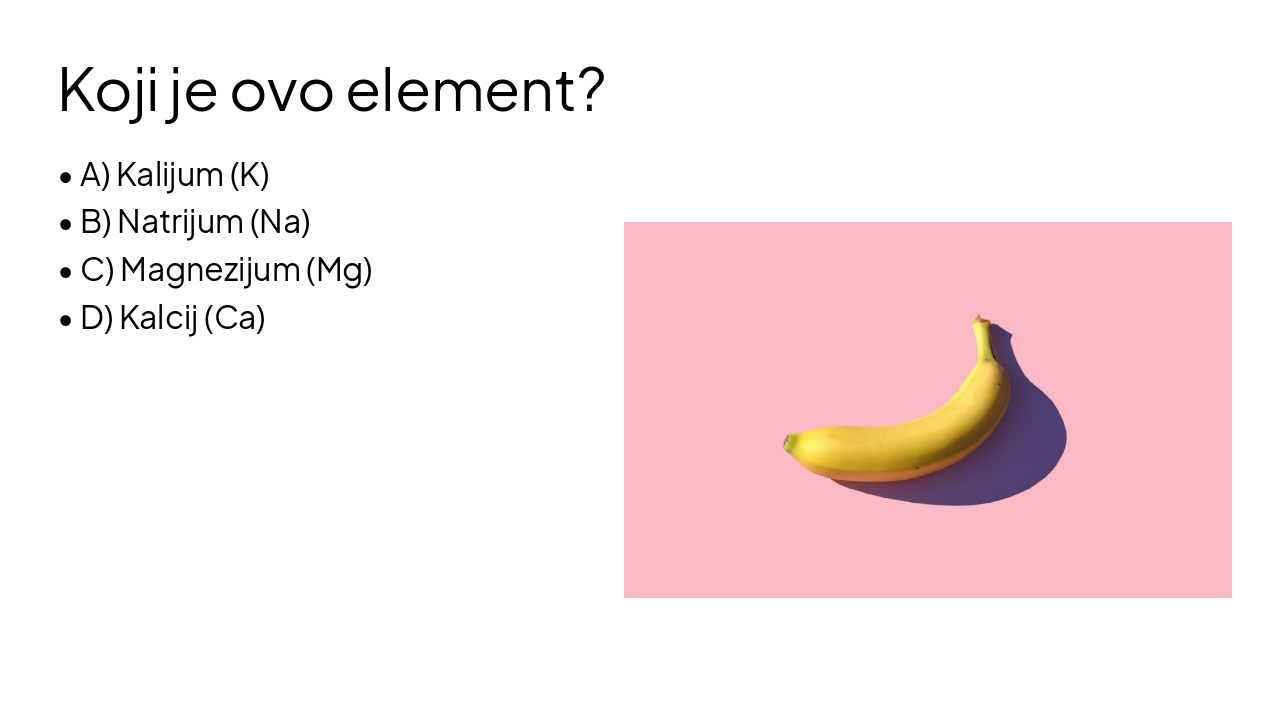 Slide 6 - Koji je ovo element?