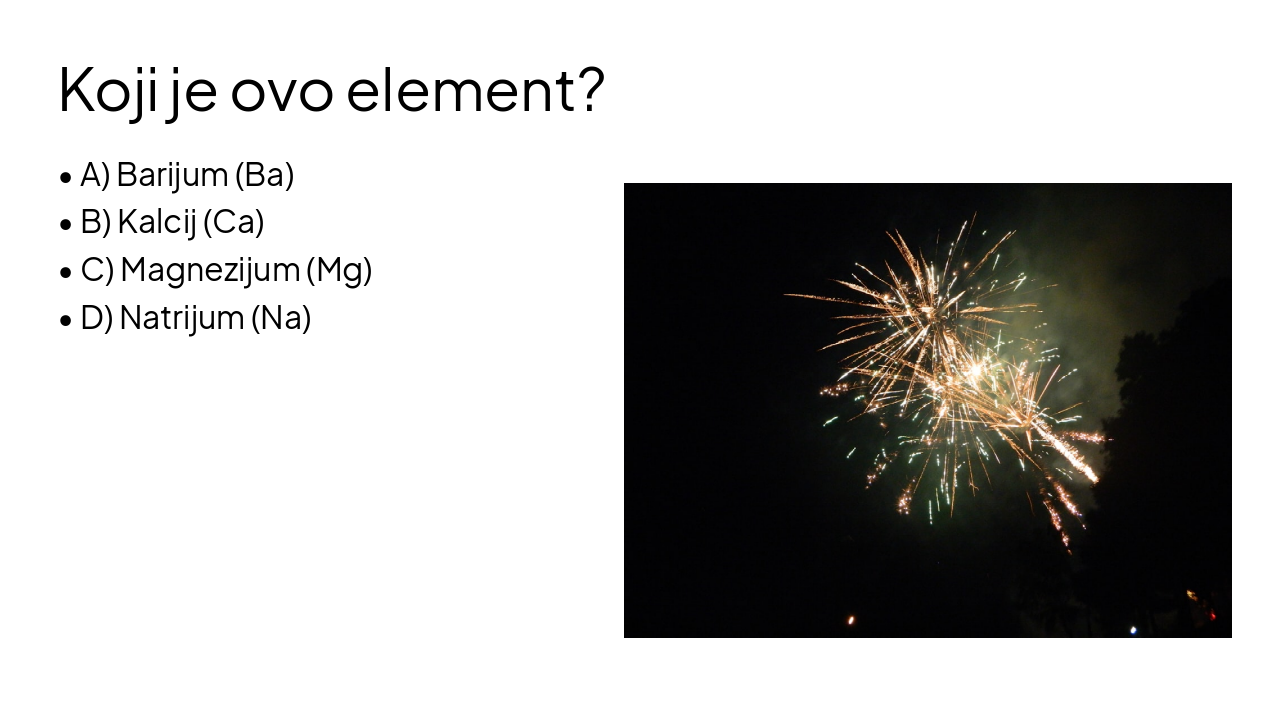 Slide 10 - Koji je ovo element?