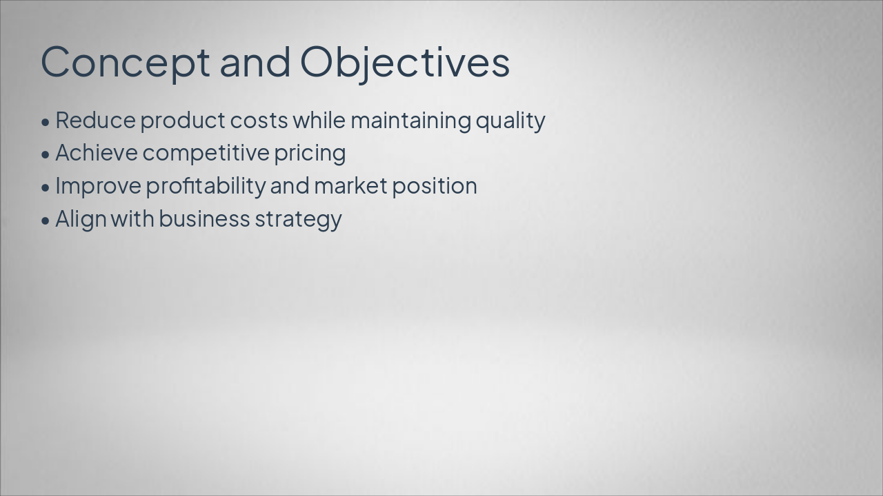 Slide 4 - Concept and Objectives
