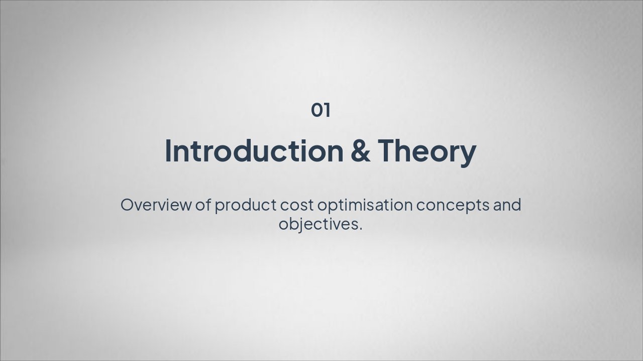 Slide 3 - Introduction & Theory