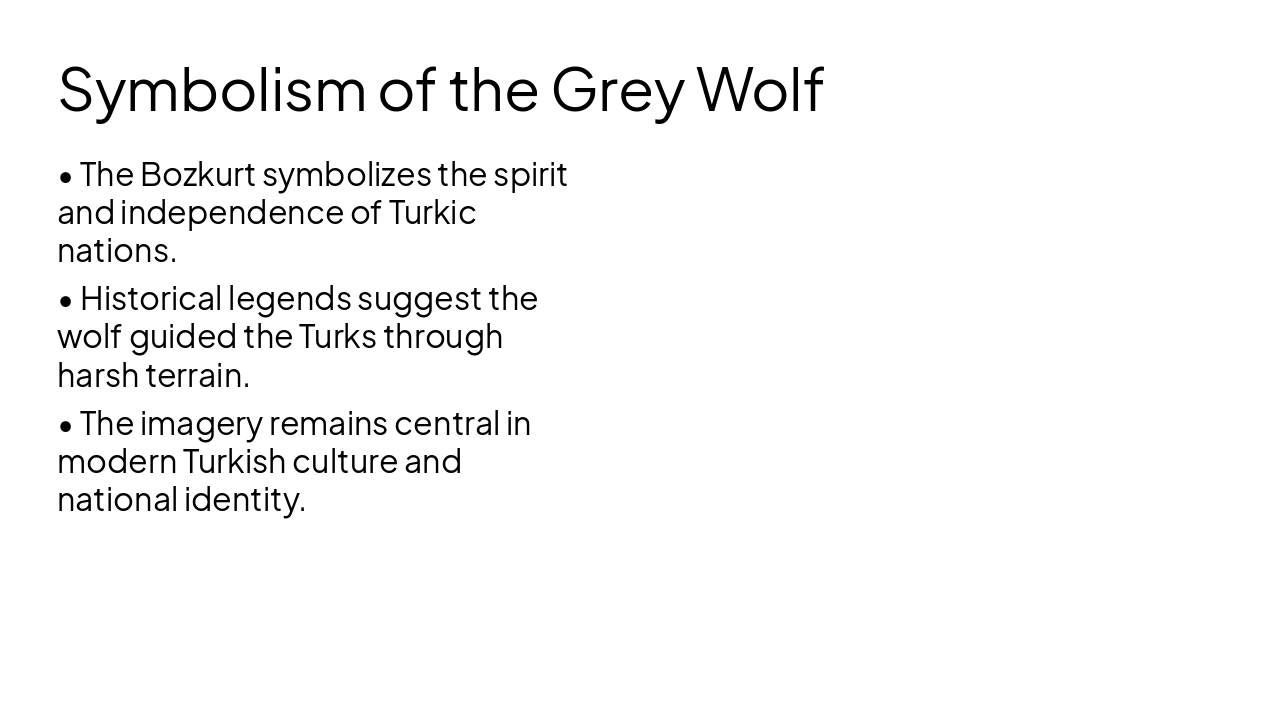 Slide 5 - Symbolism of the Grey Wolf
