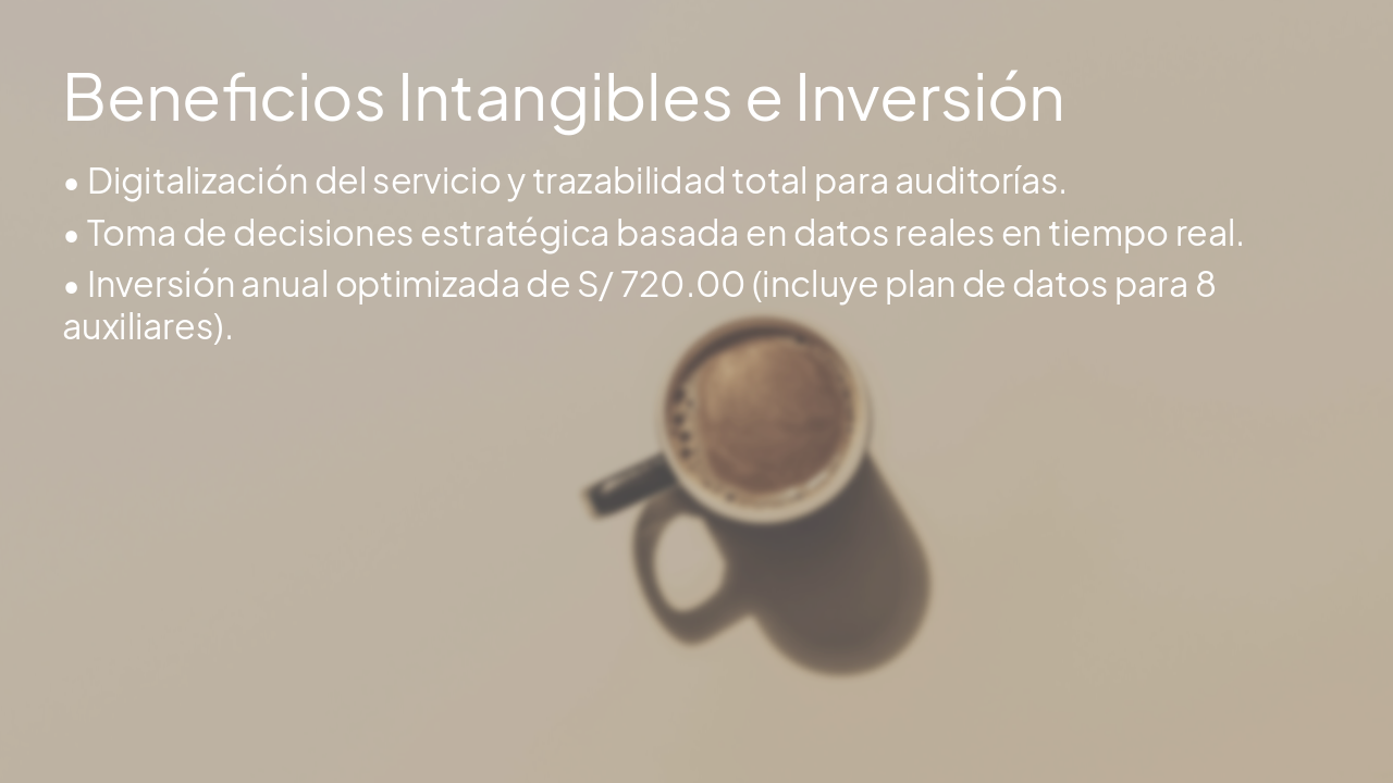 Slide 8 - Beneficios Intangibles e Inversión