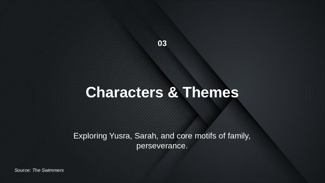 Slide 8 - Characters & Themes