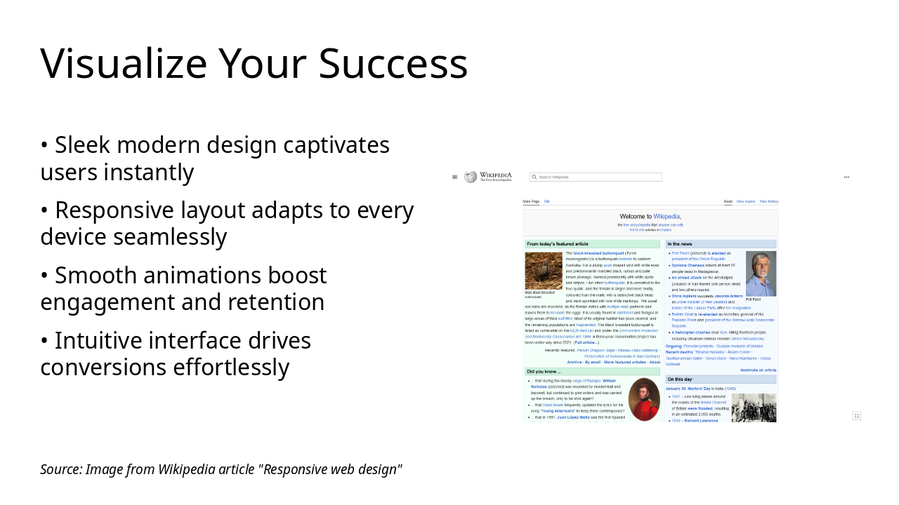 Slide 10 - Visualize Your Success