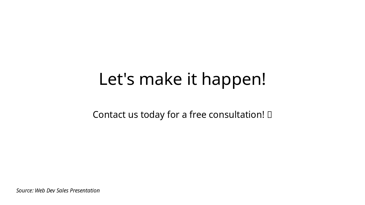 Slide 11 - Ready to Launch Your Dream Site?