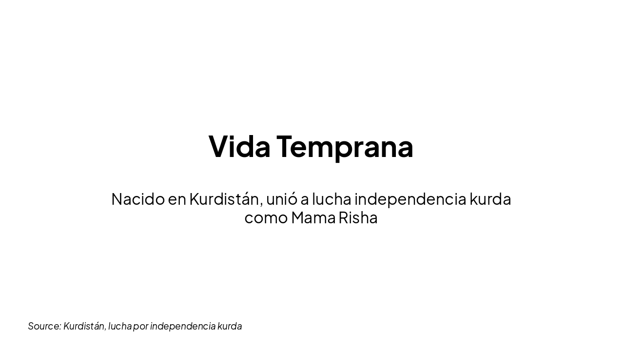Slide 3 - Vida Temprana