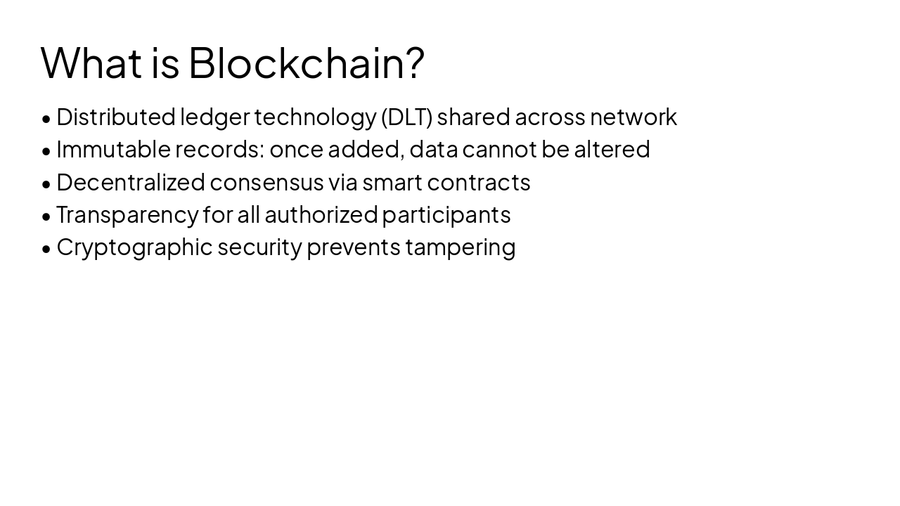 Slide 7 - What is Blockchain?