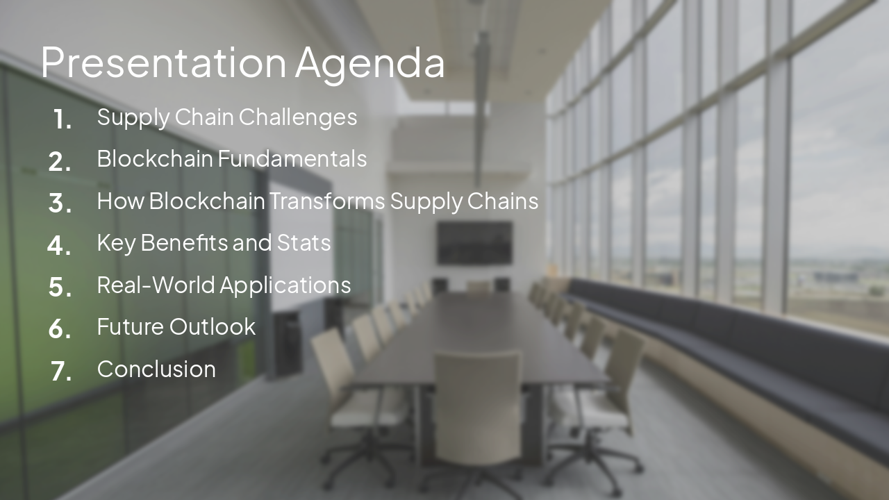 Slide 2 - Presentation Agenda