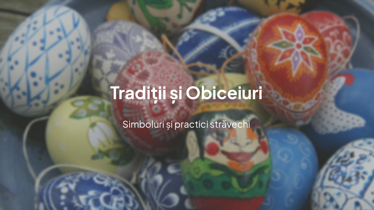 Slide 7 - III. Tradiții și Obiceiuri