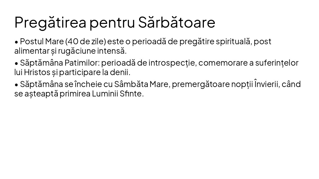 Slide 6 - Pregătirea pentru Sărbătoare