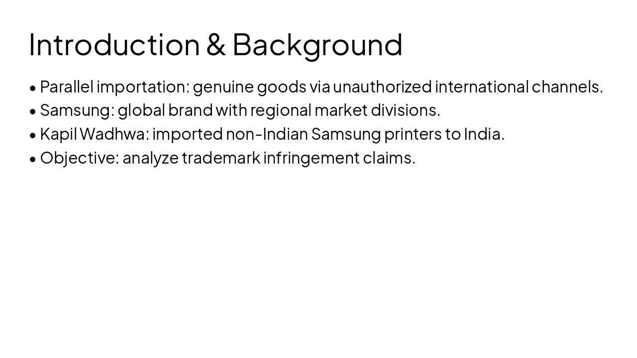 Slide 2 - Introduction & Background