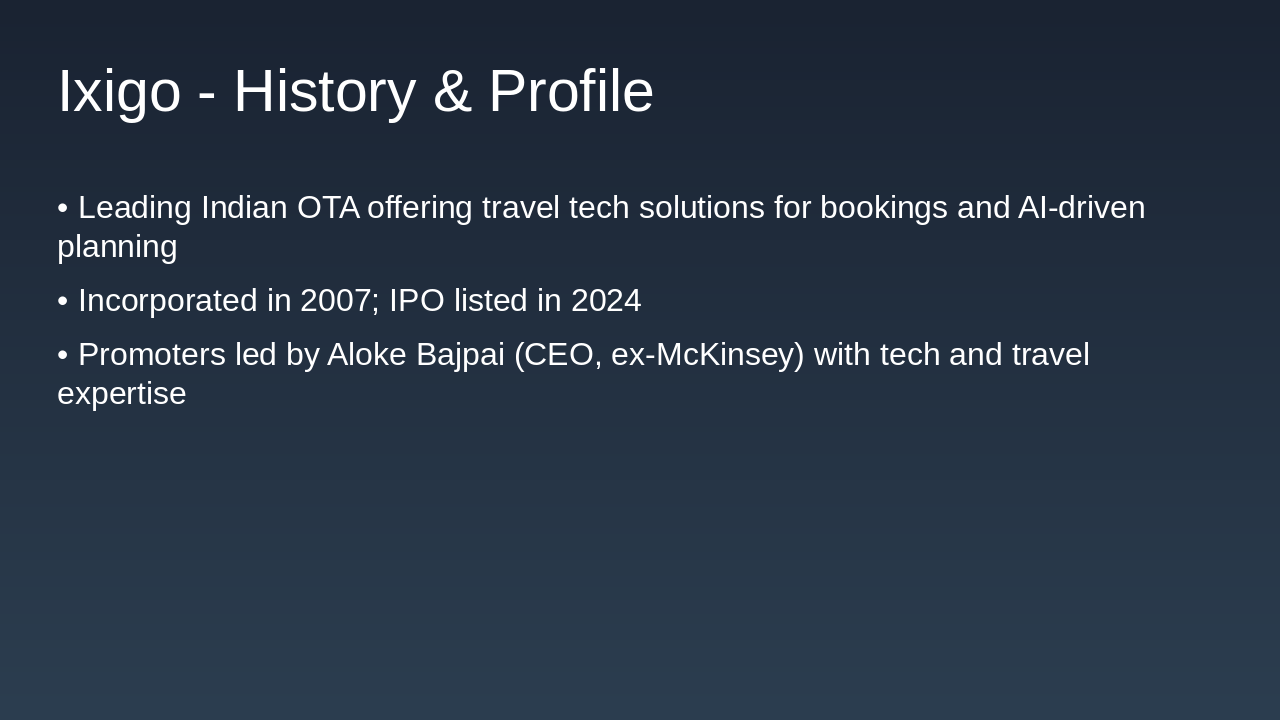 Ixigo: India's Rising OTA Powerhouse