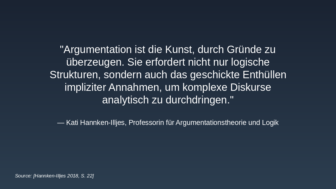 Slide 6 - Zitat zur Argumentation