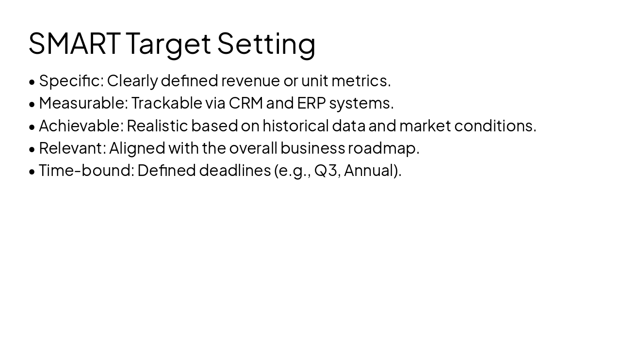 Slide 9 - SMART Target Setting