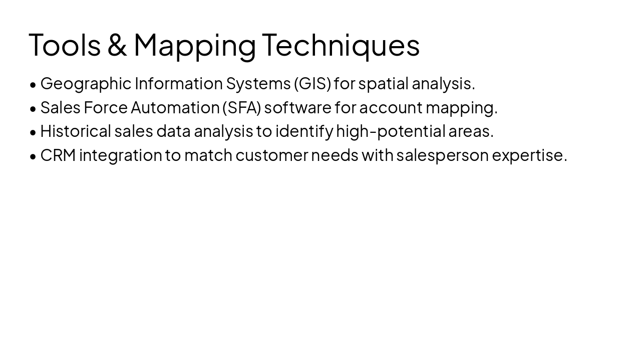 Slide 5 - Tools & Mapping Techniques