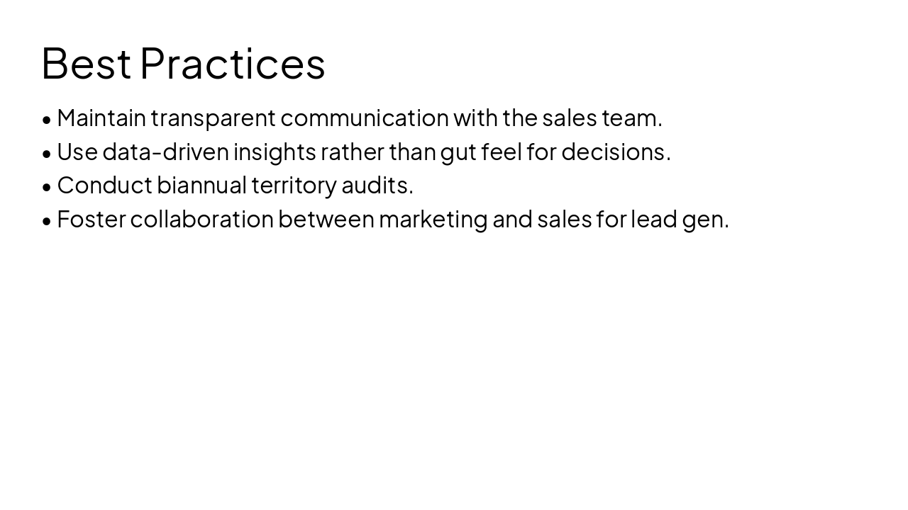 Slide 13 - Best Practices