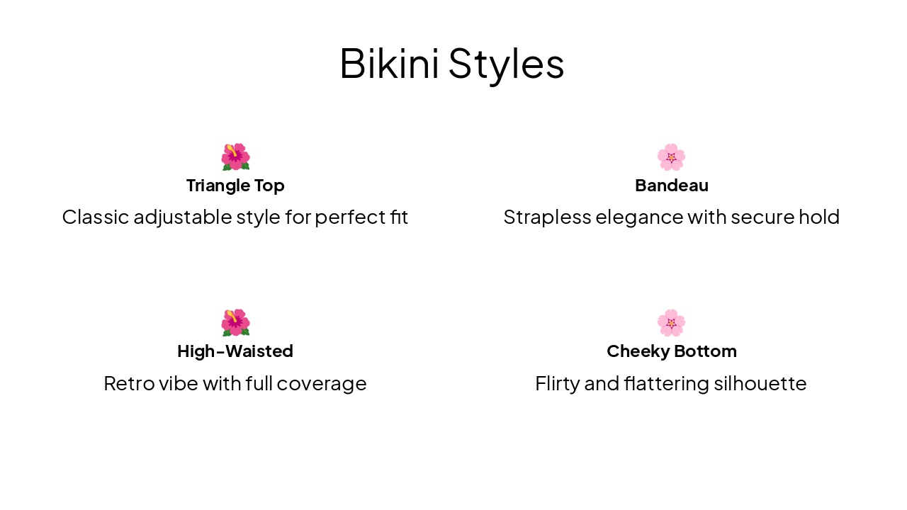 Slide 4 - Bikini Styles