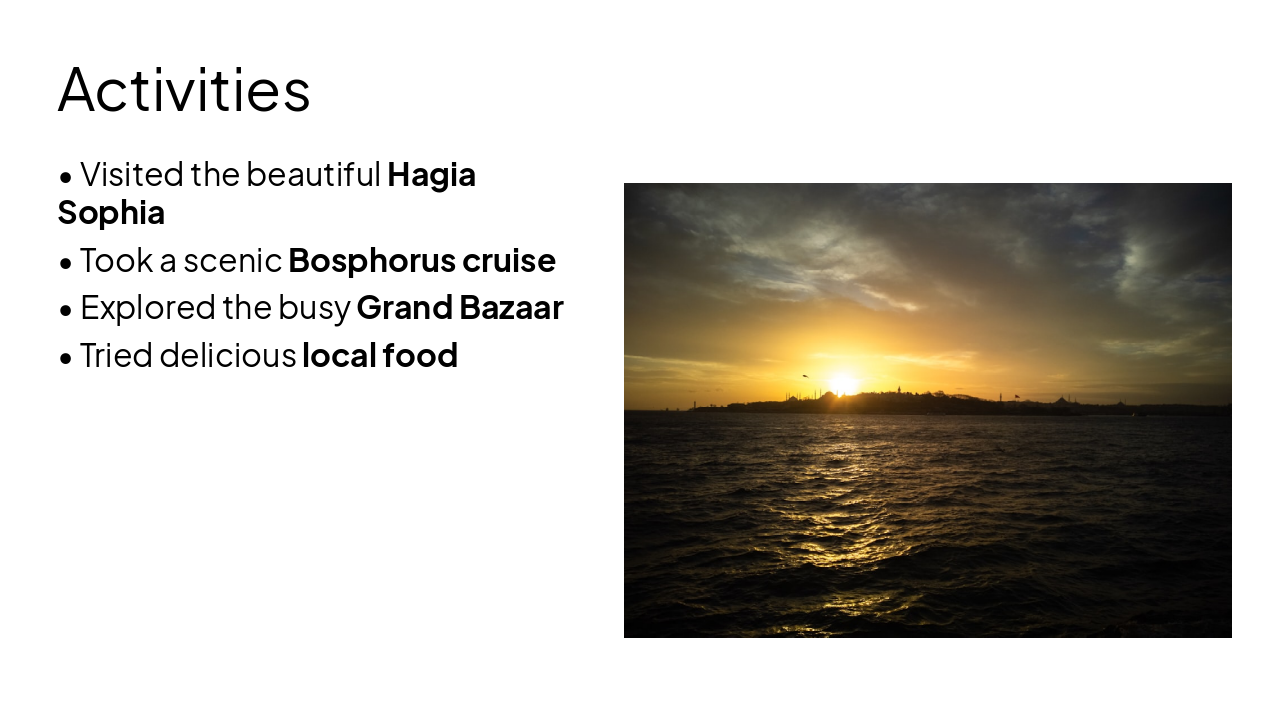 Slide 5 - Activities