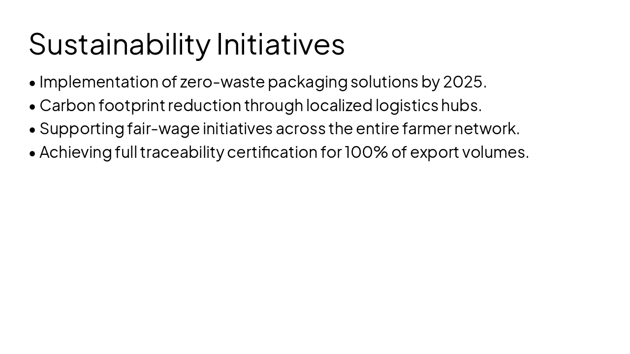 Slide 10 - Sustainability Initiatives