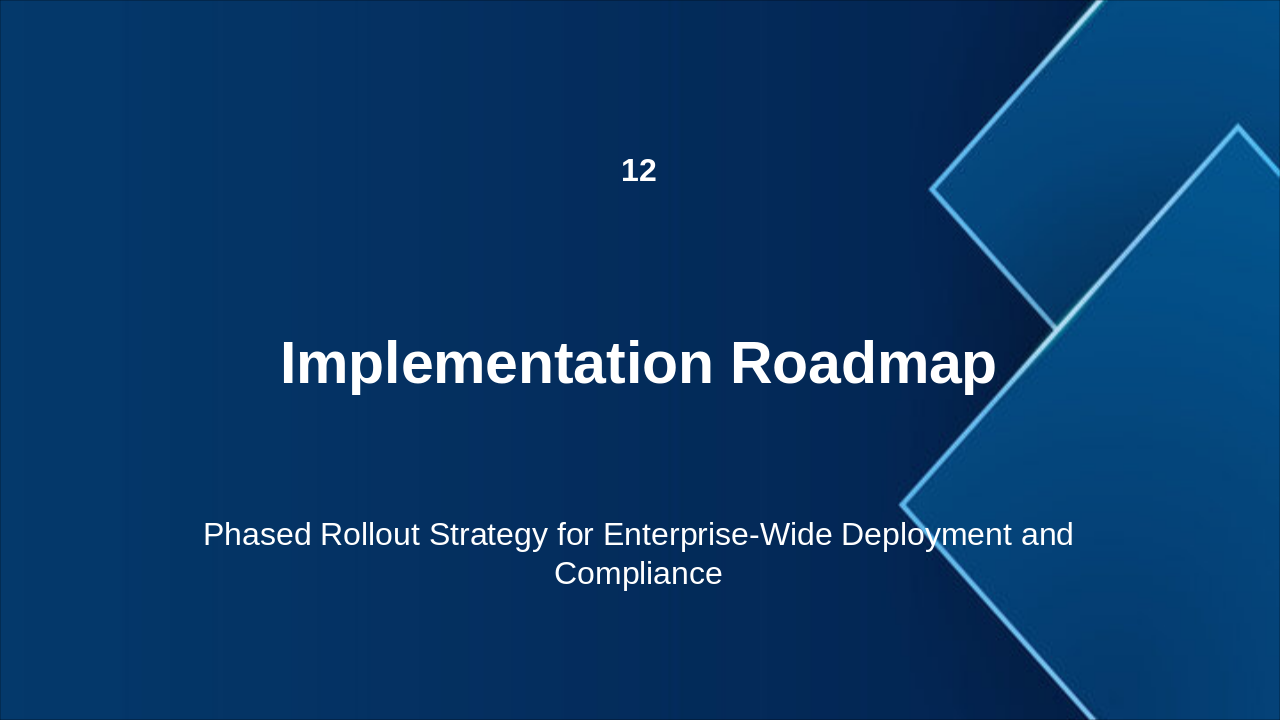 Slide 40 - Implementation Roadmap