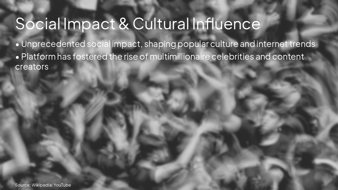 Slide 7 - Social Impact & Cultural Influence
