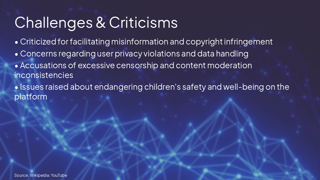 Slide 8 - Challenges & Criticisms