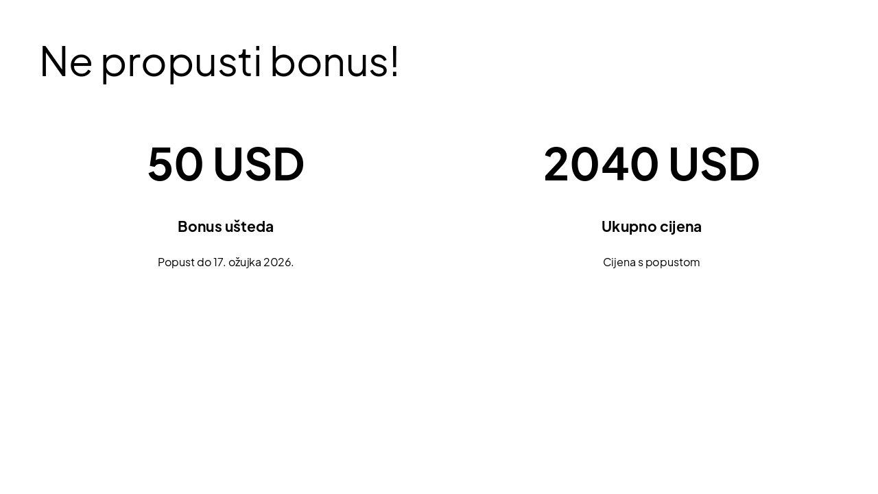 Slide 9 - Ne propusti bonus!