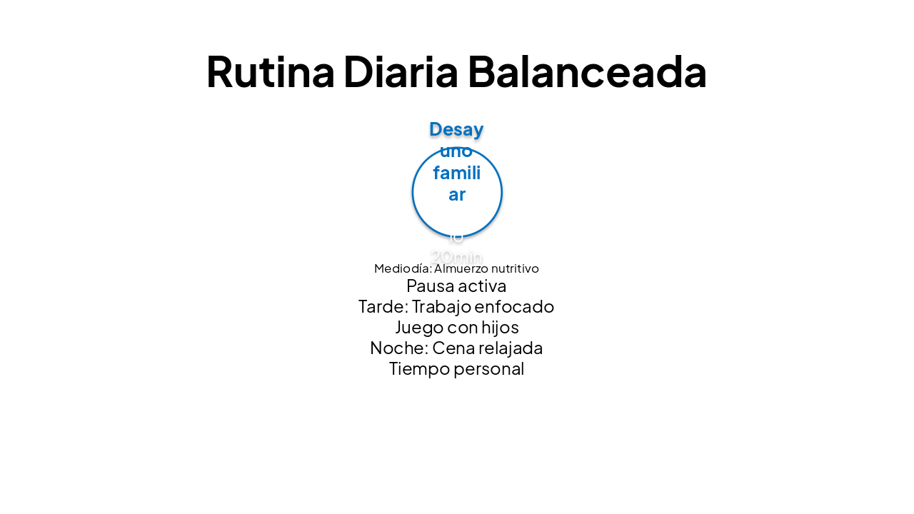 Slide 9 - Rutina Diaria Balanceada