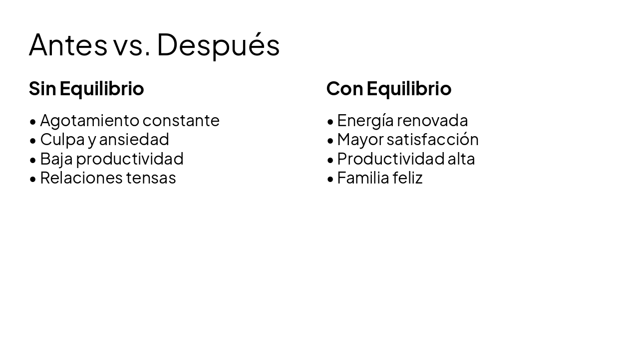 Slide 8 - Antes vs. Después