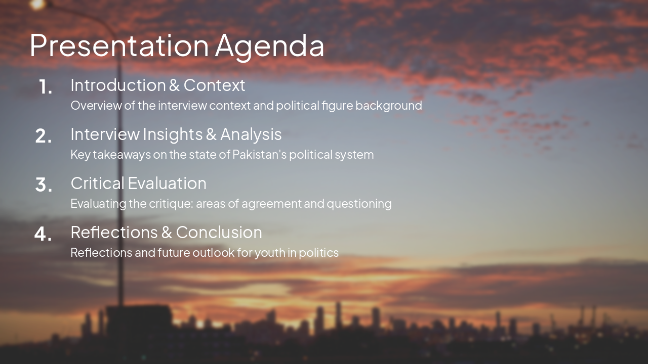 Slide 2 - Presentation Agenda
