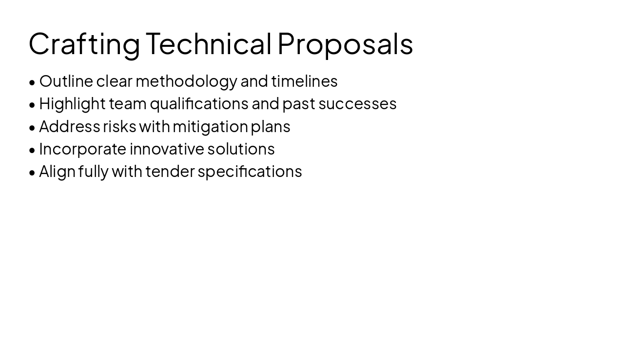 Slide 8 - Crafting Technical Proposals